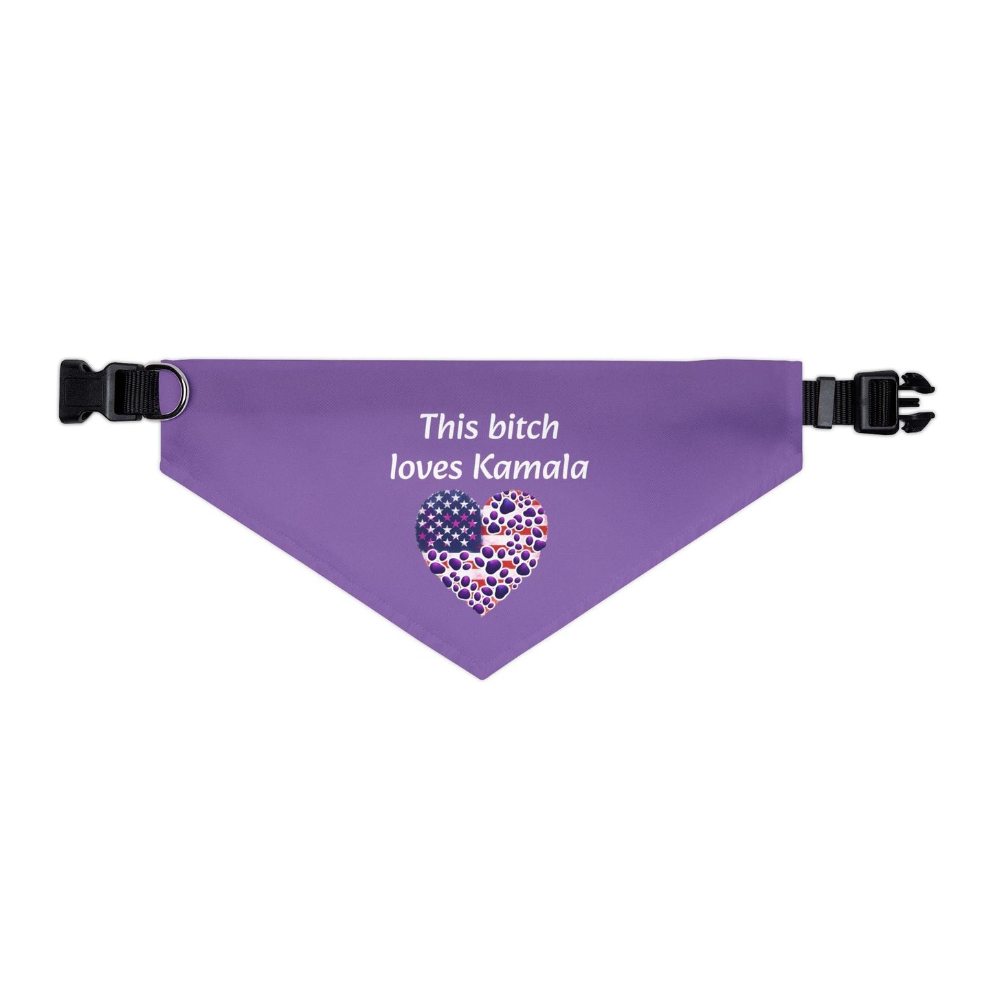 Pet Bandana Collar - Good Girl Loves Kamala