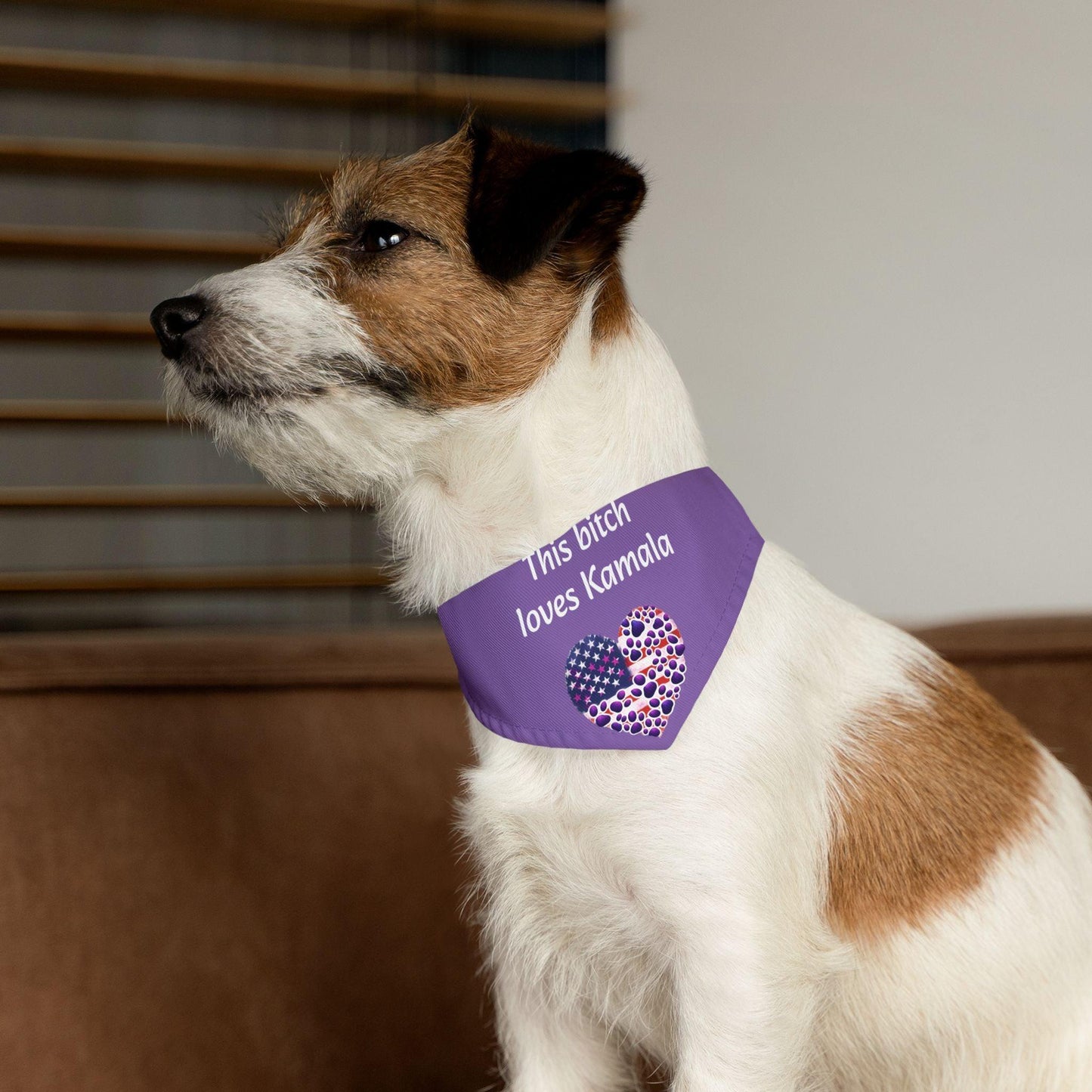 Pet Bandana Collar - Good Girl Loves Kamala