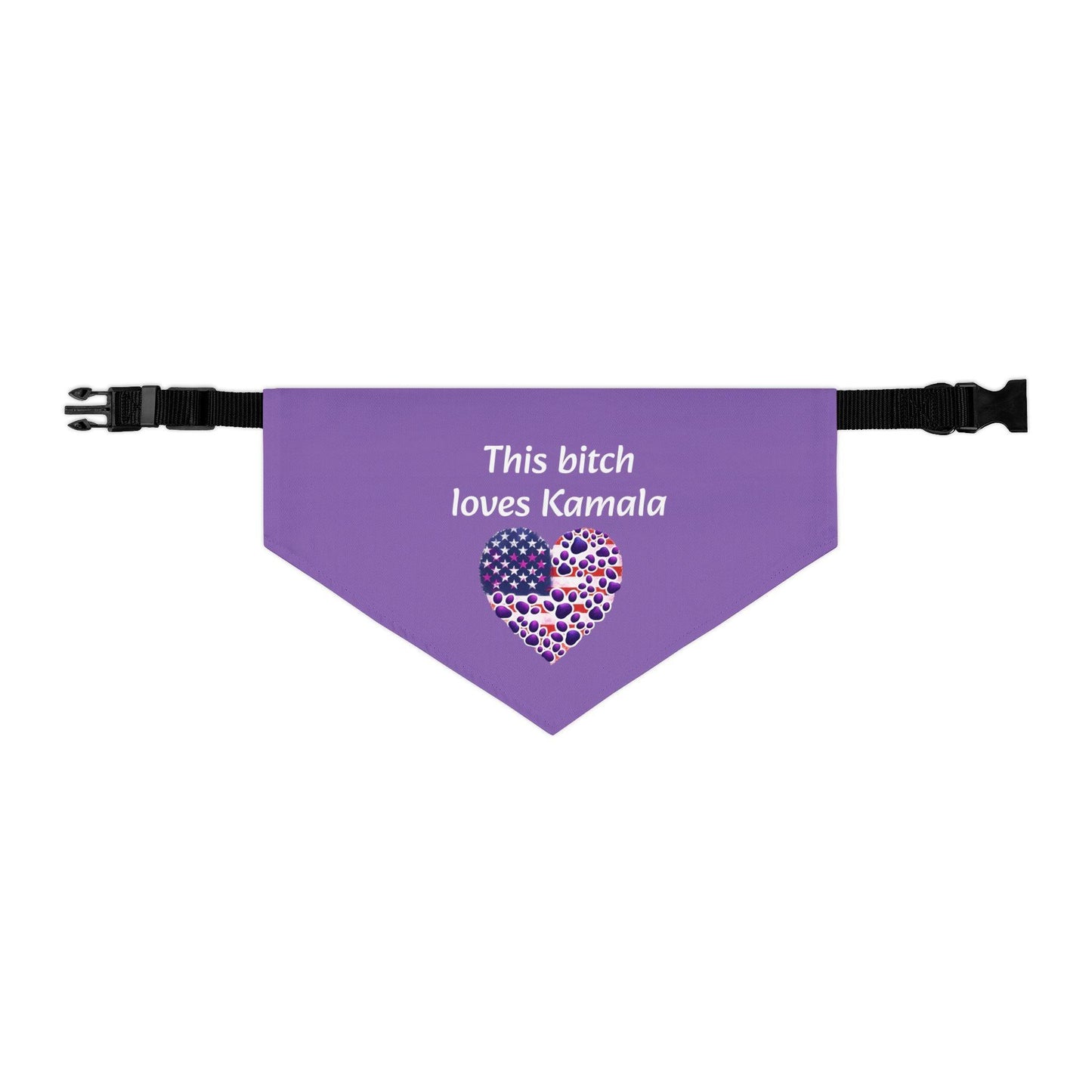 Pet Bandana Collar - Good Girl Loves Kamala